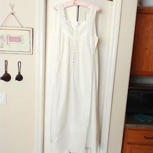 Eileen West Cotton Long Ballet Nightgown LARGE